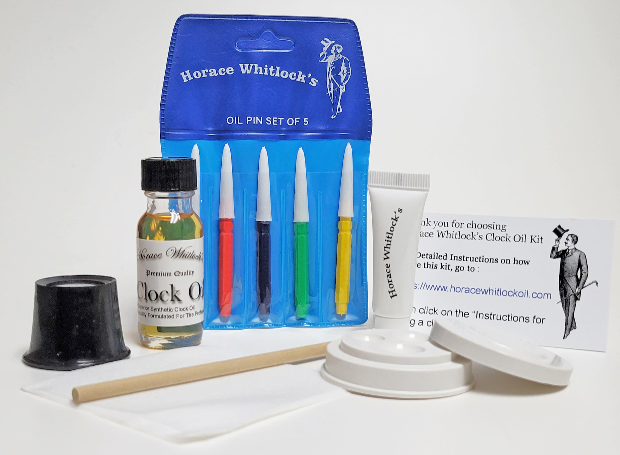 Clock Cleaning and Oiling Kit - Clean and oil the clock